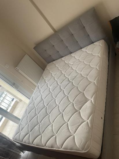 Κρεβάτι με στρώμα 160×220 Σέρρες νομού Σερρών, Μακεδονία Έπιπλα - Είδη σπιτιού / κήπου Πωλούνται (φωτογραφία 1)