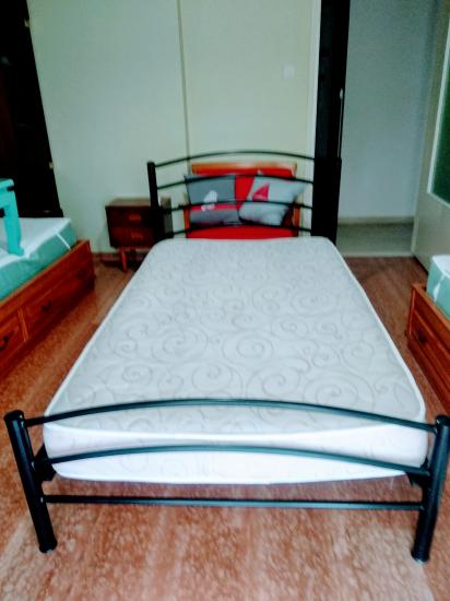Κρεβάτι μεταλλικο με στρωμα Πρέβεζα νομού Πρεβέζης, Ήπειρος Έπιπλα - Είδη σπιτιού / κήπου Πωλούνται (φωτογραφία 1)