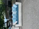 Ξύλινος άσπρος καναπές με μαξιλάρια Λάρισα νομού Λαρίσης, Θεσσαλία Έπιπλα - Είδη σπιτιού / κήπου Πωλούνται (μικρογραφία 2)
