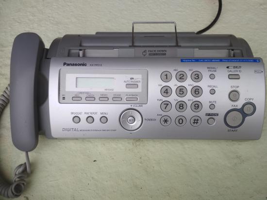 FAX PANASONIC KX-FP215 Αθήνα νομού Αττικής - Αθηνών, Αττική Ηλεκτρονικές συσκευές Πωλούνται (φωτογραφία 1)