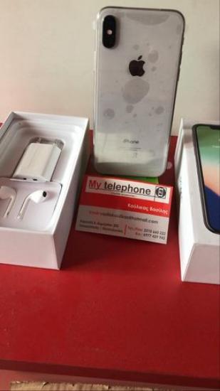Iphone X 64GB Silver Σφραγισμένο εκθεσιακό Εύοσμος νομού Θεσσαλονίκης, Μακεδονία Κινητά τηλέφωνα - Αξεσουάρ Πωλούνται (φωτογραφία 1)