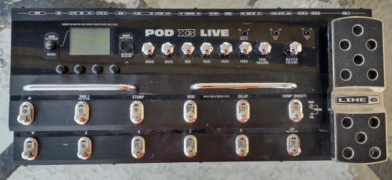 Line 6 Pod X3 Live Multi-Effects Guitar Pedal Amp Modeler Αθήνα νομού Αττικής - Αθηνών, Αττική Μουσικά όργανα Πωλούνται (φωτογραφία 1)