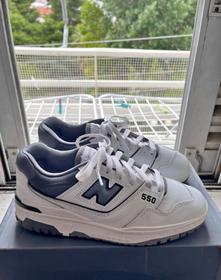 New balance 550 Ασπρο/Γκρι (σε άριστη κατάσταση) Χαιδαρι νομού Αττικής - Αθηνών, Αττική Ρούχα - Παπούτσια - Αξεσουάρ Πωλούνται (φωτογραφία 1)