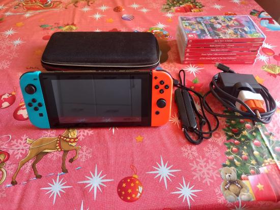 Nintedo Switch με παιχνίδια και αξεσουάρ(άριστη κατάσταση) Μαρουσι νομού Αττικής - Αθηνών, Αττική Παιχνίδια - Βιντεοκονσόλες Πωλούνται (φωτογραφία 1)