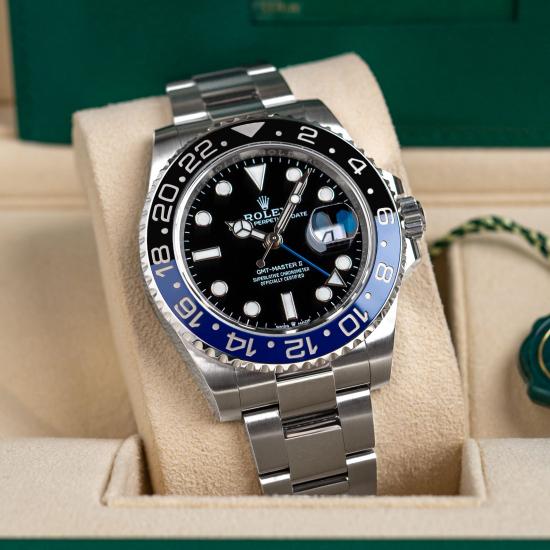 Rolex Replica GTM-MASTER II Batman 40mm Πάτρα νομού Αχαϊας, Πελοπόννησος Κοσμήματα - Ορολόγια Πωλούνται (φωτογραφία 1)