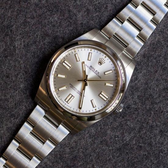 Rolex Replica Oyster Perpetual 41mm Silver Πάτρα νομού Αχαϊας, Πελοπόννησος Κοσμήματα - Ορολόγια Πωλούνται (φωτογραφία 1)