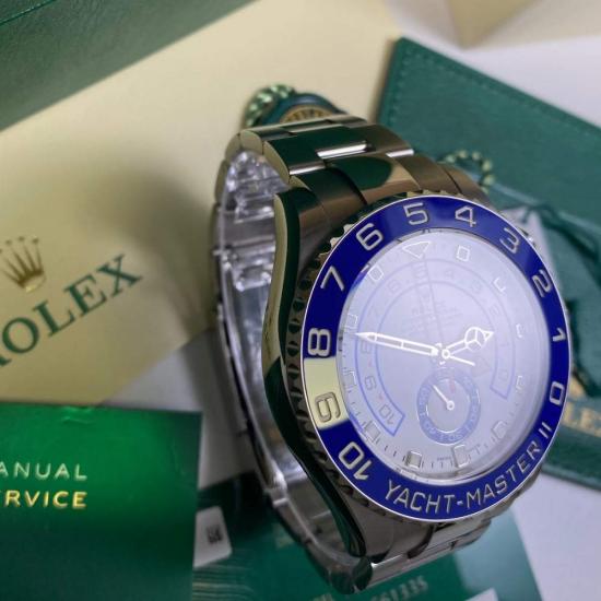 Rolex Replica Yacht-Master II 44mm Αυτόματο Stainless Steel Πάτρα νομού Αχαϊας, Πελοπόννησος Κοσμήματα - Ορολόγια Πωλούνται (φωτογραφία 1)