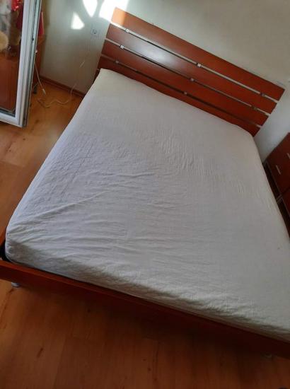 Διπλό κρεβάτι και στρώμα Κατερίνη νομού Πιερίας, Μακεδονία Έπιπλα - Είδη σπιτιού / κήπου Πωλούνται (φωτογραφία 1)