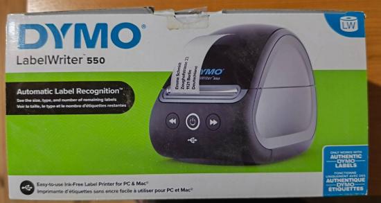 Ετικετογράφος Dymo Label 550 Καρδίτσα νομού Καρδίτσας, Θεσσαλία Εργαλεία - Βιομηχανικά είδη Πωλούνται (φωτογραφία 1)