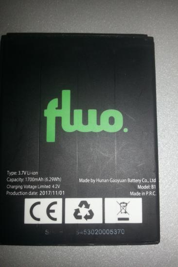 fluo Μπαταρια κινητου 3.7v Li-ion 1700mAh (6.29Wh) Κόρινθος νομού Κορινθίας, Πελοπόννησος Κινητά τηλέφωνα - Αξεσουάρ Πωλούνται (φωτογραφία 1)