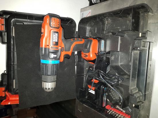 Φορητό Βιδολογος Black &Decker Αμυγδαλεωνας νομού Καβάλας, Μακεδονία Εργαλεία - Βιομηχανικά είδη Πωλούνται (φωτογραφία 1)