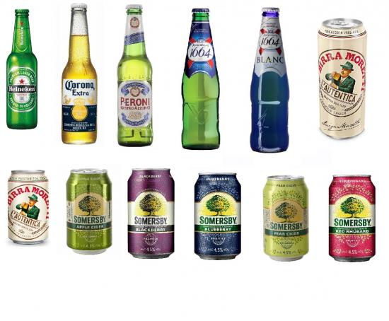ΜΠΥΡΕΣ Heineken, Moretti, Kronenbourg Πειραιας νομού Αττικής - Πειραιώς / Νήσων, Αττική Τρόφιμα - Ποτά Πωλούνται (φωτογραφία 1)