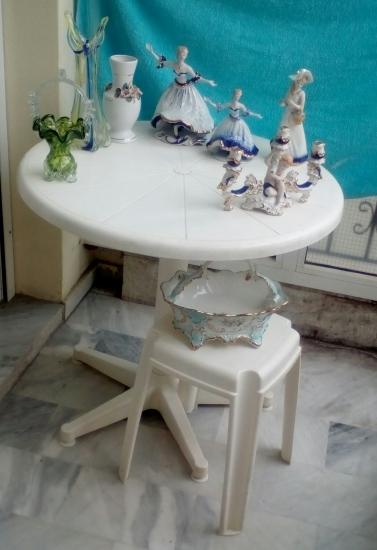 πλαστικό στρόγγυλο τραπέζι λευκό Φλώρινα νομού Φλώρινας, Μακεδονία Έπιπλα - Είδη σπιτιού / κήπου Πωλούνται (φωτογραφία 1)