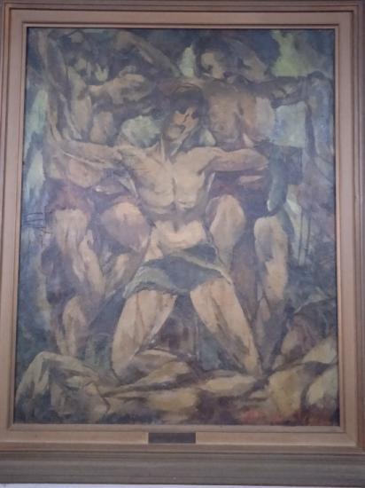 Πωλείται πίνακας ζωγραφικής συλλεκτικος του 1944 Κέρκυρα νομού Κέρκυρας, Νησιά Ιονίου Τέχνη - Συλλογές - Χόμπι Πωλούνται (φωτογραφία 1)