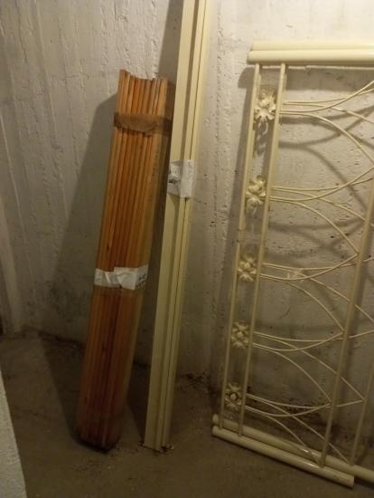 σιδερενιο κρεβατι διπλο 6942777403 με κομοδινο και ξυλα για Κοζάνη νομού Κοζάνης, Μακεδονία Έπιπλα - Είδη σπιτιού / κήπου Πωλούνται (φωτογραφία 1)