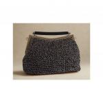 Handmade clutch – Χειροποίητη πλεκτή τσάντα – Σήμερα pick up (μικρογραφία)