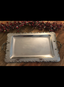 Δίσκος σερβιρίσματος Inox 41x31.5cm