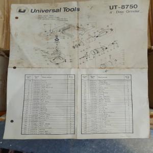 Γωνιακός τροχός αέρος της universal tools - (μικρογραφία 5)