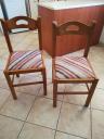 Ευκαιρία καρέκλες - ξύλο και αδιάβροχο ύφασμα Χαλκίδα νομού Ευβοίας, Στερεά Ελλάδα Έπιπλα - Είδη σπιτιού / κήπου Πωλούνται (μικρογραφία 1)