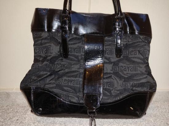 Τσάντα αυθεντική JUST CAVALLI μαύρο χρώμα Αλιμος νομού Αττικής - Αθηνών, Αττική Ρούχα - Παπούτσια - Αξεσουάρ Πωλούνται (φωτογραφία 1)