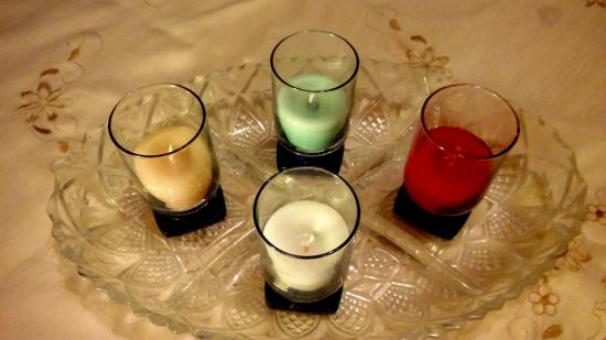 Χειροποίητα κερια σε διαφορα αρώματα κ χρώματα Λάρισα νομού Λαρίσης, Θεσσαλία Άλλα είδη Πωλούνται (φωτογραφία 1)