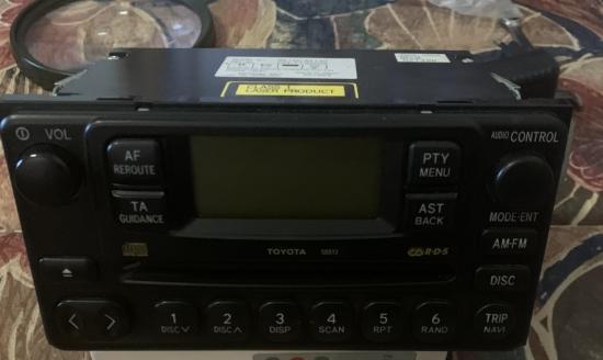 toyota cd radio orginal Κιλκίς νομού Κιλκίς, Μακεδονία Εξαρτήματα αυτοκινήτου / μοτό Οχήματα (φωτογραφία 1)