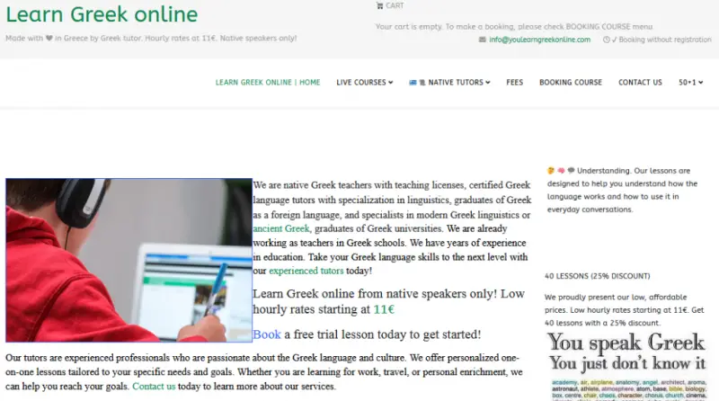 Διδασκαλία των ελληνικών ως δεύτερης / ξένης γλώσσας - Πάτρα Εκπαίδευση - Επιμόρφωση Εργασία (φωτογραφία 1) Διδασκαλία των ελληνικών ως δεύτερης / ξένης γλώσσας Πάτρα νομού Αχαϊας, Πελοπόννησος Εκπαίδευση - Επιμόρφωση Εργασία (φωτογραφία 1)