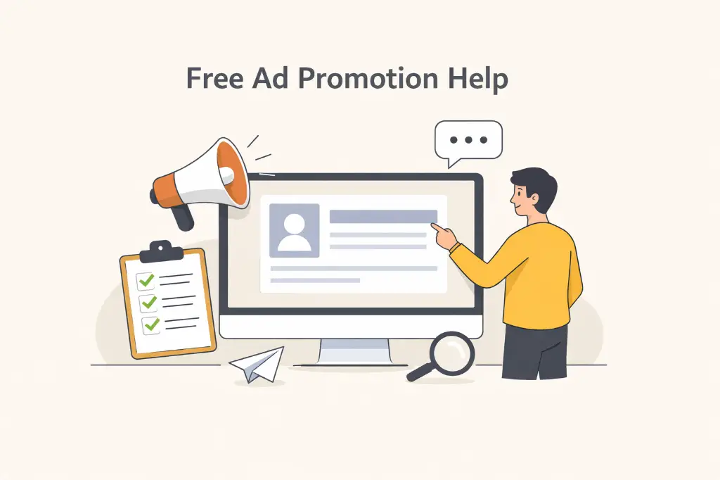δωρεάν βοήθεια για προώθηση αγγελιών